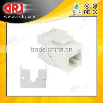 180 Degree White CAT6 RJ45 UTP Keystone Jack photo-3
