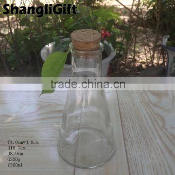 350ml Nature Theme Glass Sand Art Bottle,Custom Sand Painting Art Bottle