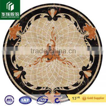 Black & Beige Mixed Water Jet Flooring for Modern Kitchen Design photo-2