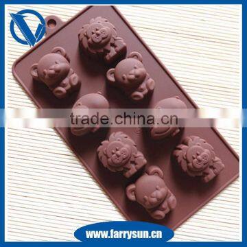 2015 Hotsale Silicone Chocolate Mold/ Cute Animal Shaped Cake Mould photo-2