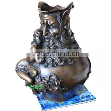 Bronze Mythology Vase