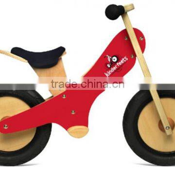 Hot sale different color wooden balance bike for kids