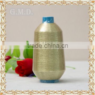 China Yarn Manufacurer ST/MS type Fluorescent Golden Machine Embroidery Lurex Yarn/Metallic Yarn