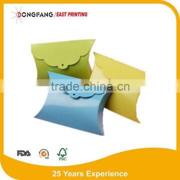 pillow gift box packaging