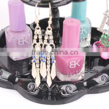 D11 ANPHY Double-deck Plastic Earring Rack With Plate For Display Black photo-4