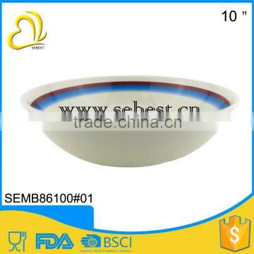 salad bowl plastic with printing