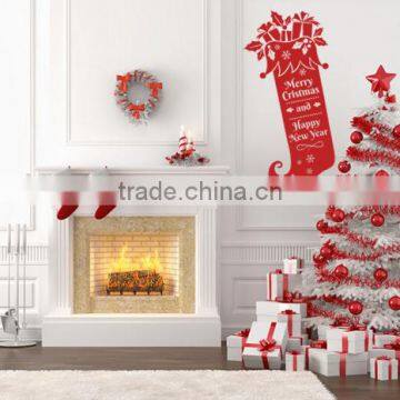 [Alforever]Sock Style Merry Christmas and Happy New Year Decals photo-3