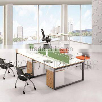 Wooden Workstation Office Cubicle With Fabric High Partition(SZ-WSL331)