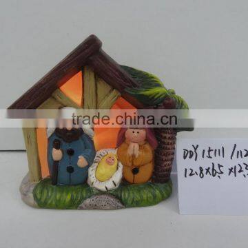 new christmas gift nativity set led light