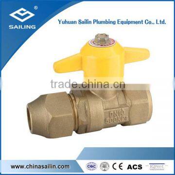 light weight brass gas ball valve