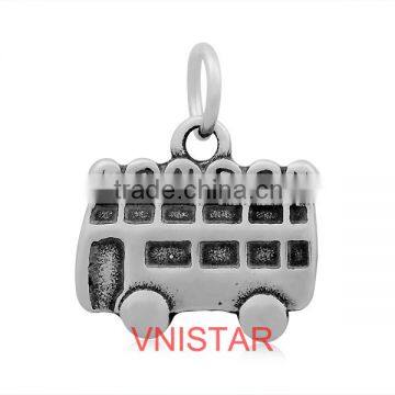 Wholesale Vnistar stainless steel the London bus shaped charm AAT075, stainless steel jewelry charms