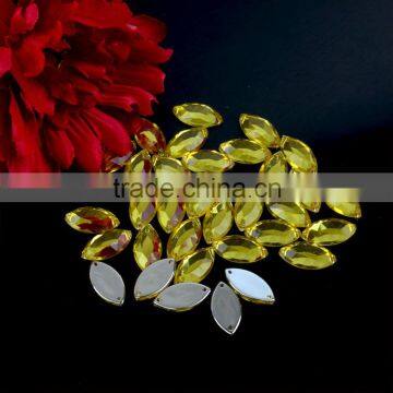 Horse Eye Flat Back Acrylic Sew-on Stone, Sew on Acrylic Rhinestone , Sew On Stone photo-3