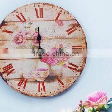 Round Wall Clock wholesaler,Wood Crafts Wall Clocks,wall art decor