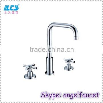 Double handles bathtub faucet bathroom design sanitary ware