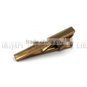 Dubai Style Gold Color Tie Clips Custom Design Tie Clips for Men photo-2