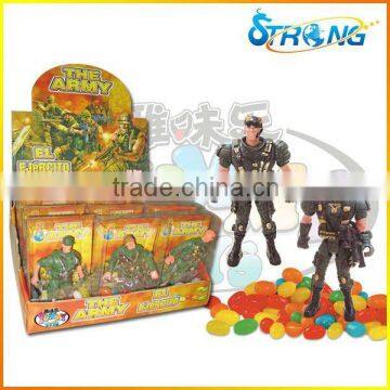 Army candy toy from China