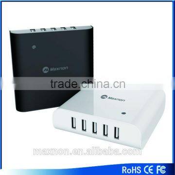 Hot Selling 5v 8a 5 Port Usb Charger/multi-usb Charger With Ce,Fcc,Rohs For All Smart Phones And Tablets