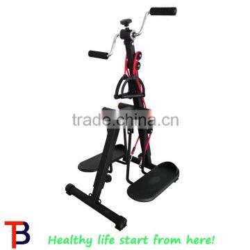 Double supports with rope walker exercise machine fitness for the elderly