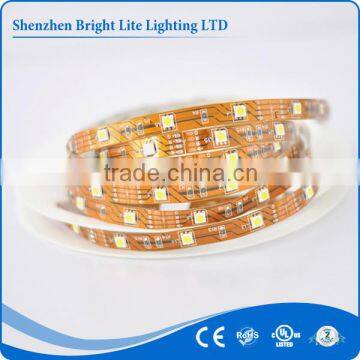 Decorative colorful 5050 IP20 24V 30led Warm White heat resistant led strip