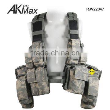 New Generation Digital Grey Camouflage Tactical Vest With TPU Tank Hydration System