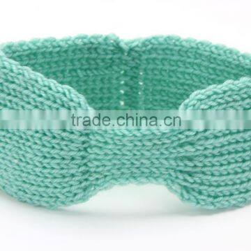 Hot-sales baby crochet headband headwraps children knitted headbands for hair accessories kids headwear