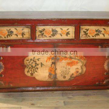 chinese antique furniture wooden tibet cabinet