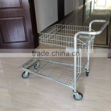 supermarket shopping trolley cart handle advertising warehouse trolley