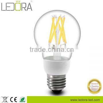 UL CHINA Manufacturer E26 110V 3.5W 4W 5W A60/A19 LED filament bulb