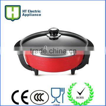 round electric frying pan stone fry pan ceramic frying pan