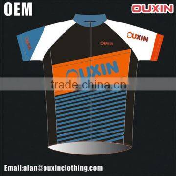 OEM China factory sublimaiton used cycling jersey