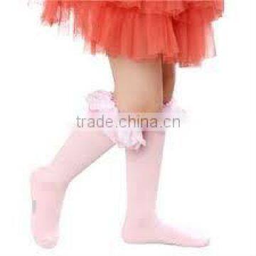 children's knee-high socks with lace