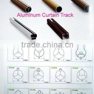 aluminum curtain track profile