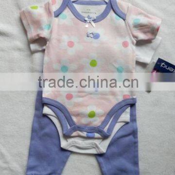 High quality 3pcs baby clothes sets infant clothes sets (in stock)