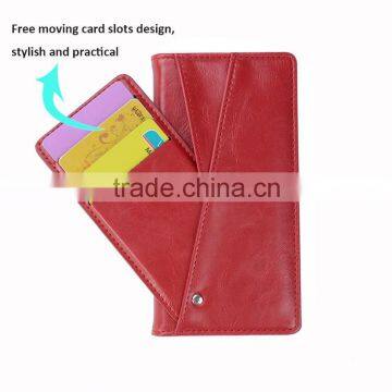 PU Leather phone Case with Special Card Slot for Samsung Galaxy