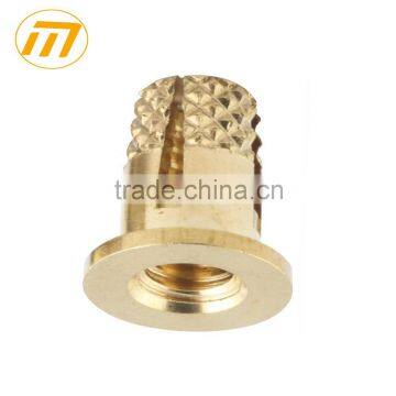 custom brass threaded insert nut