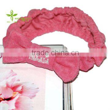 fashion headband with elastic/hair band with elastic /microfiber hair band