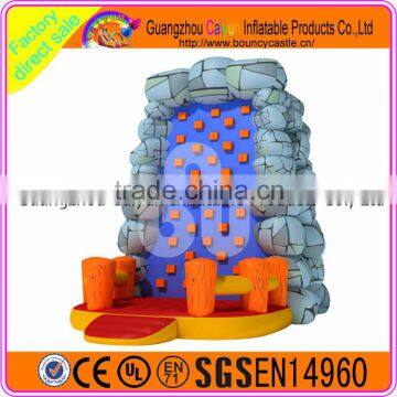 2016 Popular GZCY Inflatable Rock Climbing Walls