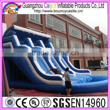 Best PVC Material Inflatable Water Slide With Pool photo-2