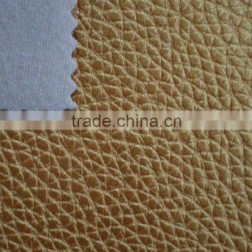 Golden Lichee PVC Synthetic Leather Fabric for Making Sofa Bag