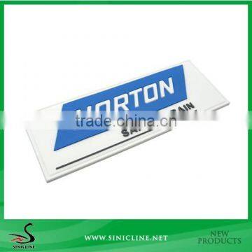 Sinicline Custom Logo Garment Rubber Badge for Sport