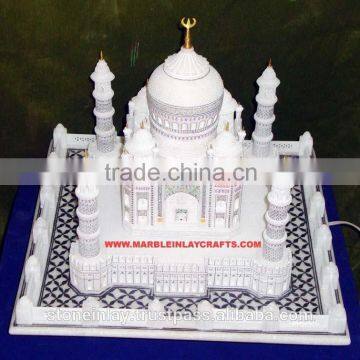 Decorative Marble Taj Mahal Replica Statue