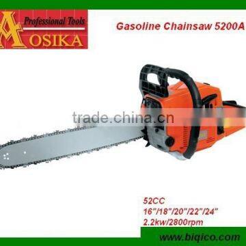 Hot selling functional CE approved chainsaw 52cc