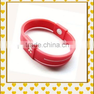 narrow 10mm beautiful silicone wristband