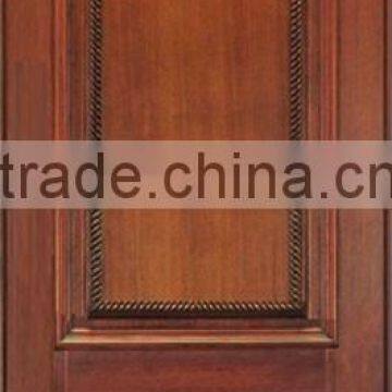 Solid Wood 2 Panel Doors Design With Raised Moulding DJ-S3628M