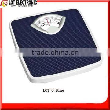 130kg mechanical personal scale LOT-G blue