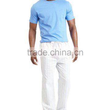 Wholesale Soft T-shirt And Pants Bottoms Men's Pajama Set