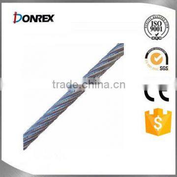 Hot dipped or galvanized steel wire rope 1-80mm