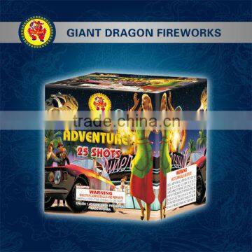 2016 new product chinese firework 25 shots birthday cake fireworks