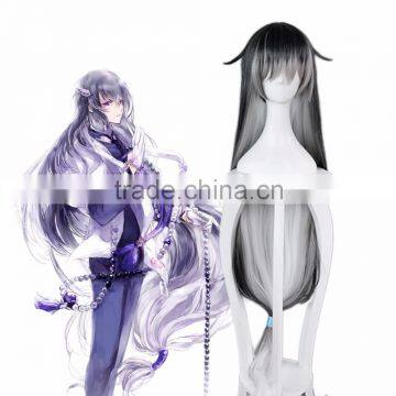 OHCOS Touken Ranbu Online Character Juuzumaru Tsunetsugu 100CM Long Straight Synthetic Hair Cosplay Wig