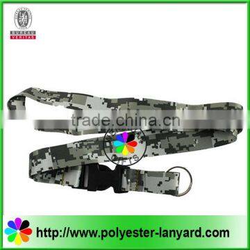 shiny nylon lanyard